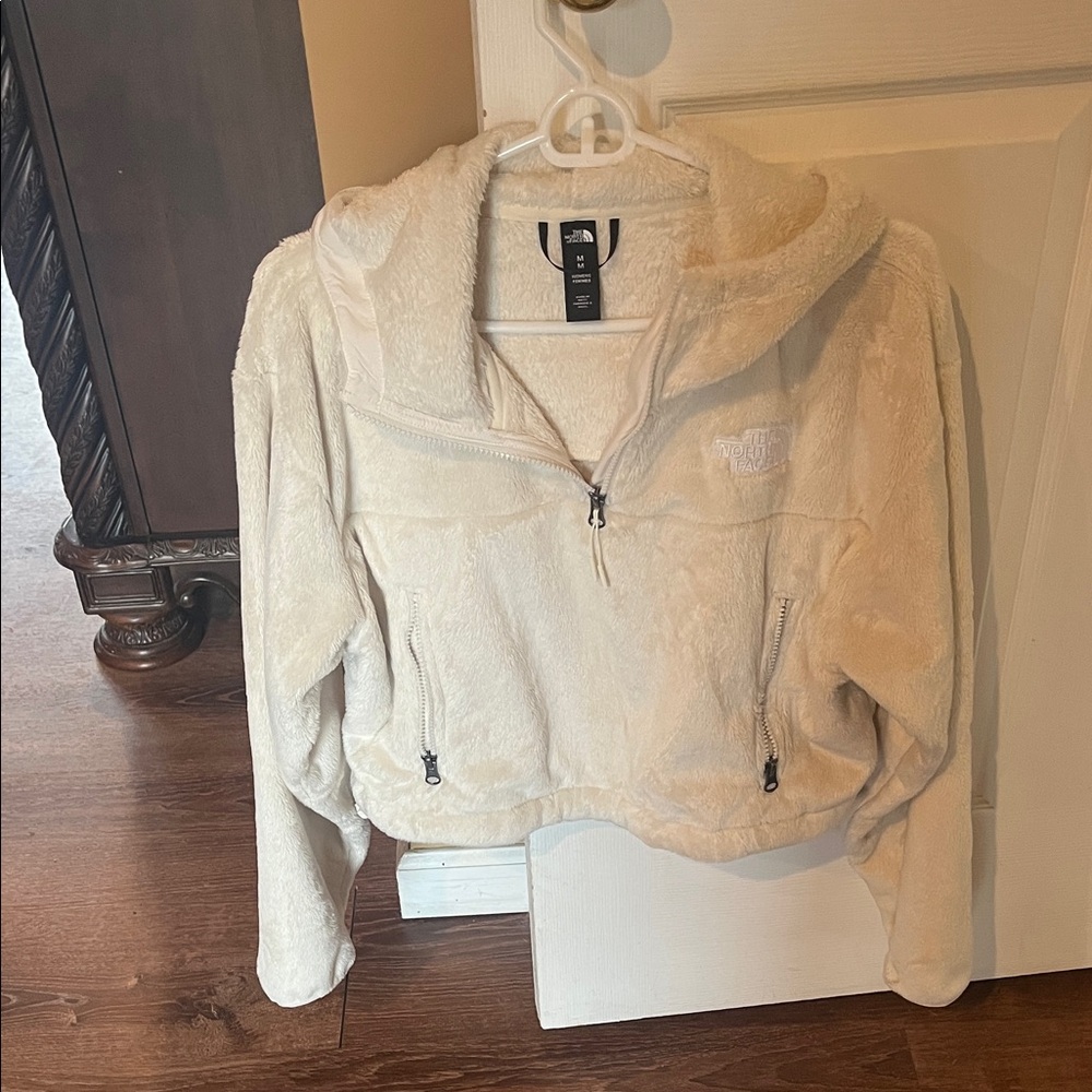 The North Face Cream Fleece Hoodie